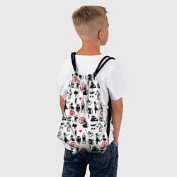 Рюкзак-мешок Banksy, цвет: 3D-принт — фото 2