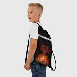 Рюкзак-мешок UNDERTALE CHARA, цвет: 3D-принт — фото 2