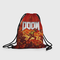 Рюкзак-мешок DOOM, цвет: 3D-принт