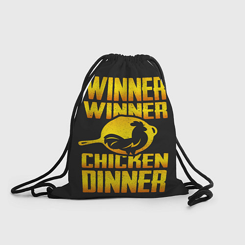 Мешок для обуви Winner Chicken Dinner / 3D-принт – фото 1