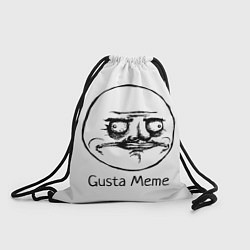 Рюкзак-мешок Gusta Meme, цвет: 3D-принт