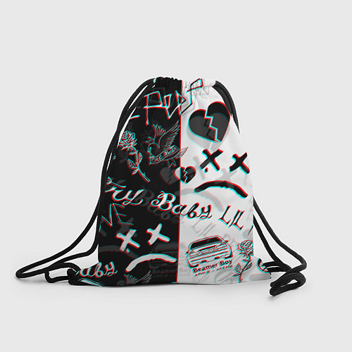 Мешок для обуви LIL PEEP GLITCH / 3D-принт – фото 1