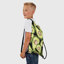 Рюкзак-мешок Avocado background, цвет: 3D-принт — фото 2
