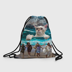 Рюкзак-мешок Морской Кошак, цвет: 3D-принт