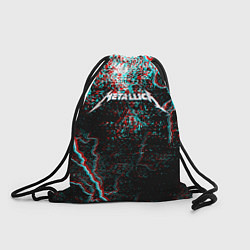 Рюкзак-мешок METALLICA GLITCH STORM, цвет: 3D-принт