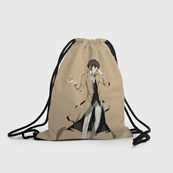 Рюкзак-мешок Osamu Dazai, цвет: 3D-принт