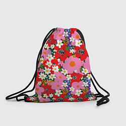 Рюкзак-мешок Flowers, цвет: 3D-принт