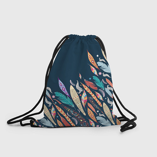 Мешок для обуви Перья / 3D-принт – фото 1