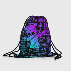 Рюкзак-мешок FORTNITE X MARSHMELLO, цвет: 3D-принт