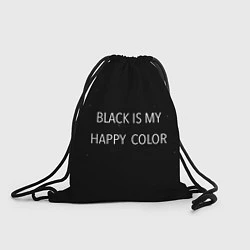 Рюкзак-мешок Black, цвет: 3D-принт