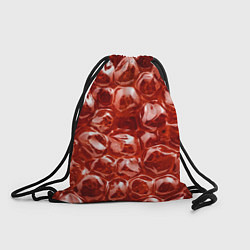 Рюкзак-мешок Красный Лед, цвет: 3D-принт