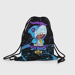 Рюкзак-мешок Brawl Stars Leon Shark, цвет: 3D-принт