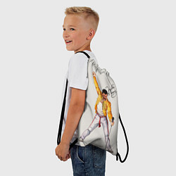 Рюкзак-мешок Фредди Меркьюри автограф, цвет: 3D-принт — фото 2