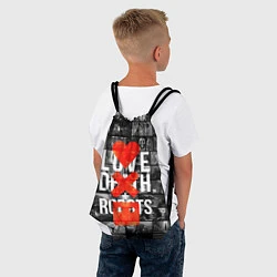 Рюкзак-мешок LOVE DEATH ROBOTS LDR, цвет: 3D-принт — фото 2
