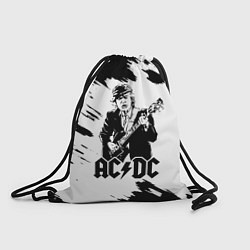 Рюкзак-мешок ACDC, цвет: 3D-принт