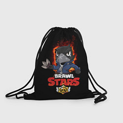 Рюкзак-мешок Crow Brawl Stars, цвет: 3D-принт