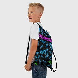 Рюкзак-мешок Paramore RIOT!, цвет: 3D-принт — фото 2