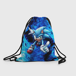 Рюкзак-мешок Blue Sonic, цвет: 3D-принт