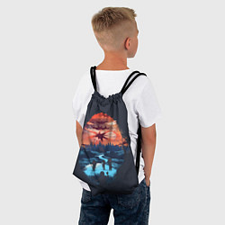 Рюкзак-мешок Очень Странные Дела, цвет: 3D-принт — фото 2