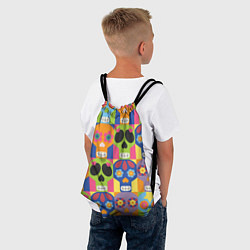 Рюкзак-мешок Черепа паттерн, цвет: 3D-принт — фото 2