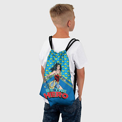 Рюкзак-мешок Be the hero, цвет: 3D-принт — фото 2