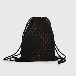 Рюкзак-мешок ОГНЕННЫЕ СОТЫ, цвет: 3D-принт