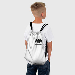 Рюкзак-мешок Marshmello Спина, цвет: 3D-принт — фото 2