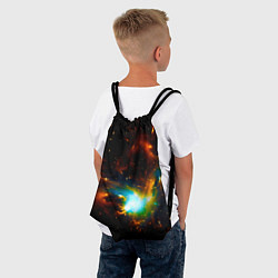 Рюкзак-мешок Галактика, цвет: 3D-принт — фото 2