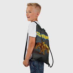 Рюкзак-мешок Пикачок, цвет: 3D-принт — фото 2