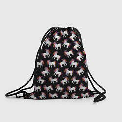 Рюкзак-мешок Единороги, цвет: 3D-принт