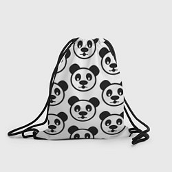 Рюкзак-мешок Panda, цвет: 3D-принт