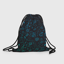 Рюкзак-мешок Смайлы, цвет: 3D-принт