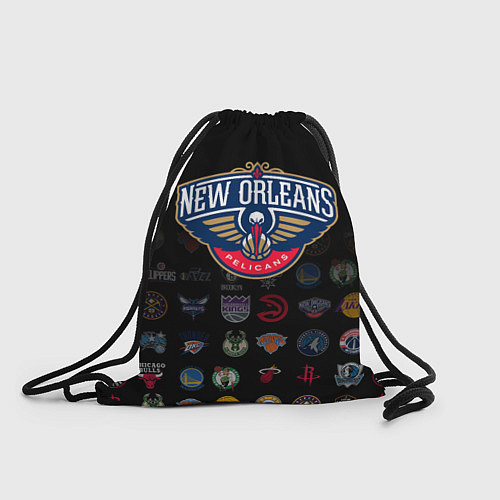 Мешок для обуви New Orleans Pelicans 1 / 3D-принт – фото 1