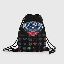 Рюкзак-мешок New Orleans Pelicans 1, цвет: 3D-принт