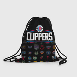 Рюкзак-мешок Los Angeles Clippers 2, цвет: 3D-принт