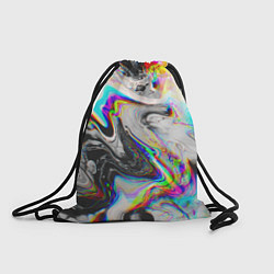 Рюкзак-мешок DIGITAL ABSTRACT GLITCH, цвет: 3D-принт