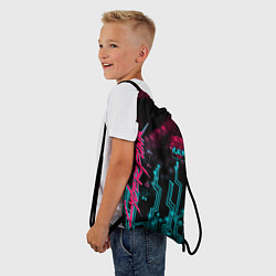Рюкзак-мешок CYBERPUNK, цвет: 3D-принт — фото 2