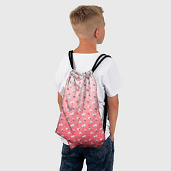 Рюкзак-мешок Пижамный цветочек, цвет: 3D-принт — фото 2