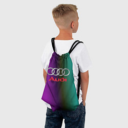 Рюкзак-мешок Audi, цвет: 3D-принт — фото 2
