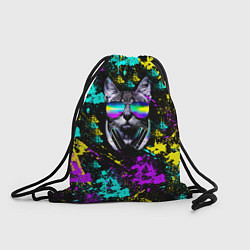 Рюкзак-мешок Кот, цвет: 3D-принт