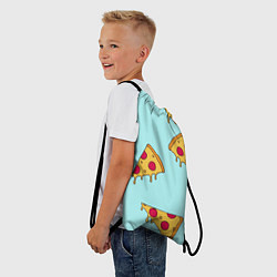 Рюкзак-мешок Ароматная пицца, цвет: 3D-принт — фото 2