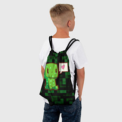 Рюкзак-мешок Minecraft Creeper, цвет: 3D-принт — фото 2