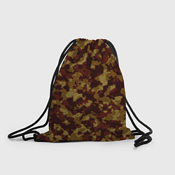 Рюкзак-мешок Мелкий камуфляжный узор, цвет: 3D-принт