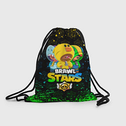 Рюкзак-мешок BRAWL STARS LEON SKINS, цвет: 3D-принт