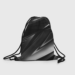 Рюкзак-мешок GEOMETRY STRIPES BLACK & WHITE, цвет: 3D-принт