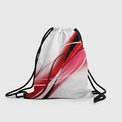 Рюкзак-мешок GEOMETRY STRIPES RED, цвет: 3D-принт