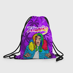 Рюкзак-мешок Такеши 6ix9ine, цвет: 3D-принт