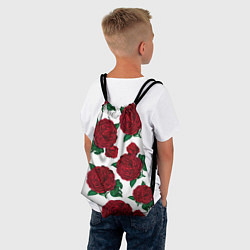 Рюкзак-мешок Винтажные розы, цвет: 3D-принт — фото 2