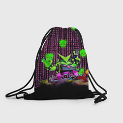 Рюкзак-мешок Virus 8-Bit, цвет: 3D-принт