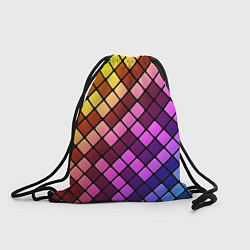 Рюкзак-мешок МОЗАИКА, цвет: 3D-принт